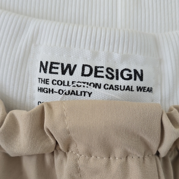 Tan Drawstring Pants - Picture 2 of 4